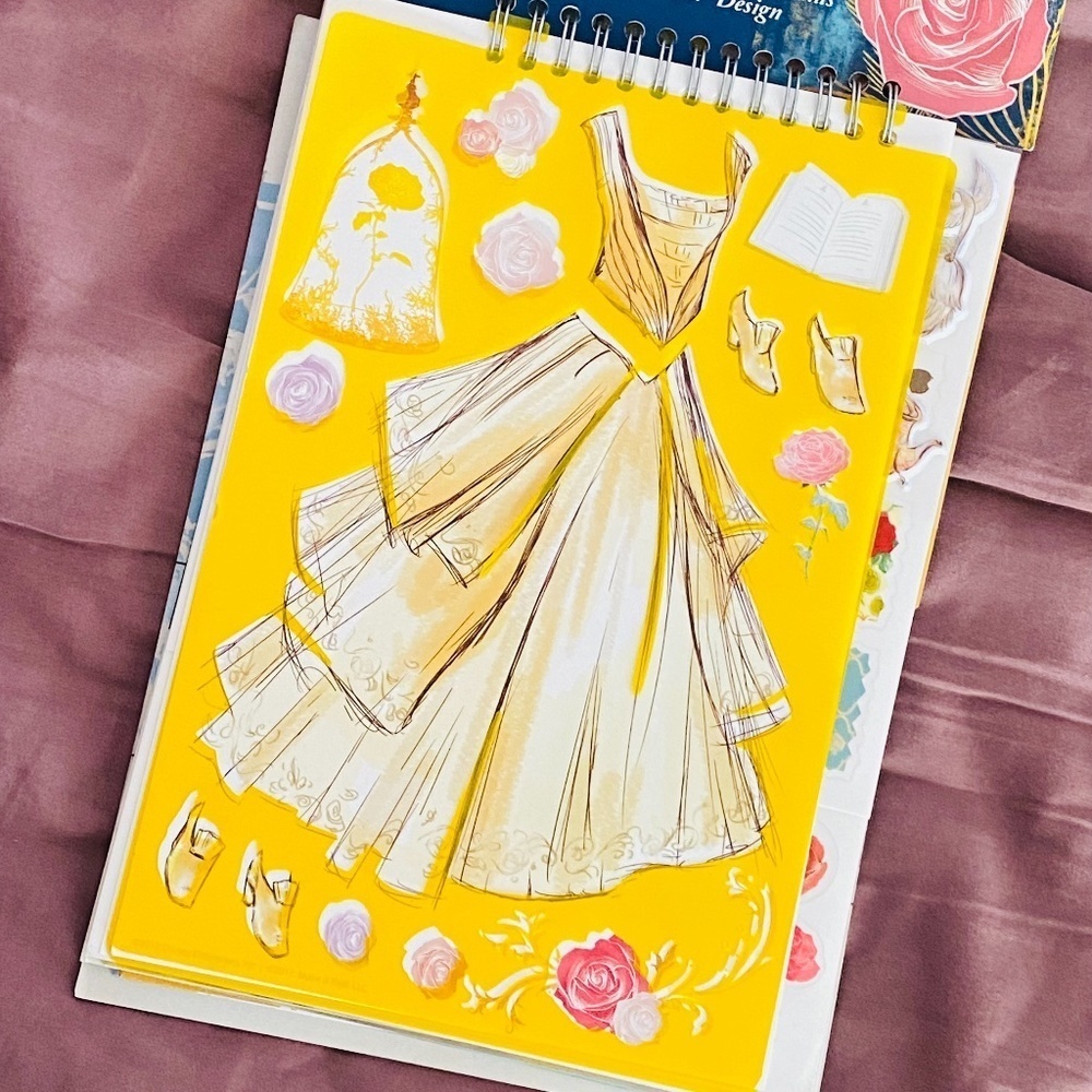 Disney - Beauty and the Beast Fashion Design Sketchbook, Brand New, Never Used - Picture 2 of 4